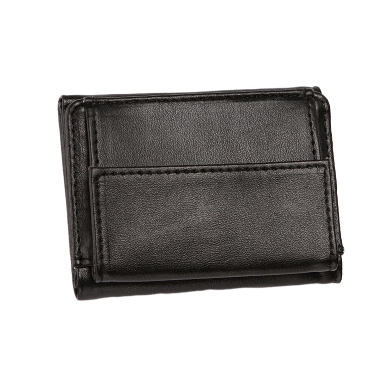 SHERCHPRY Pocket Wallet Small Wallets for Men Money Clip Mens Bag Holder Portable Man Purse Card Handbag Coin Mini Credit Black Holder, 9.7*7.5*2.5cm (BS1M087AA305J21C0), Black, Retro