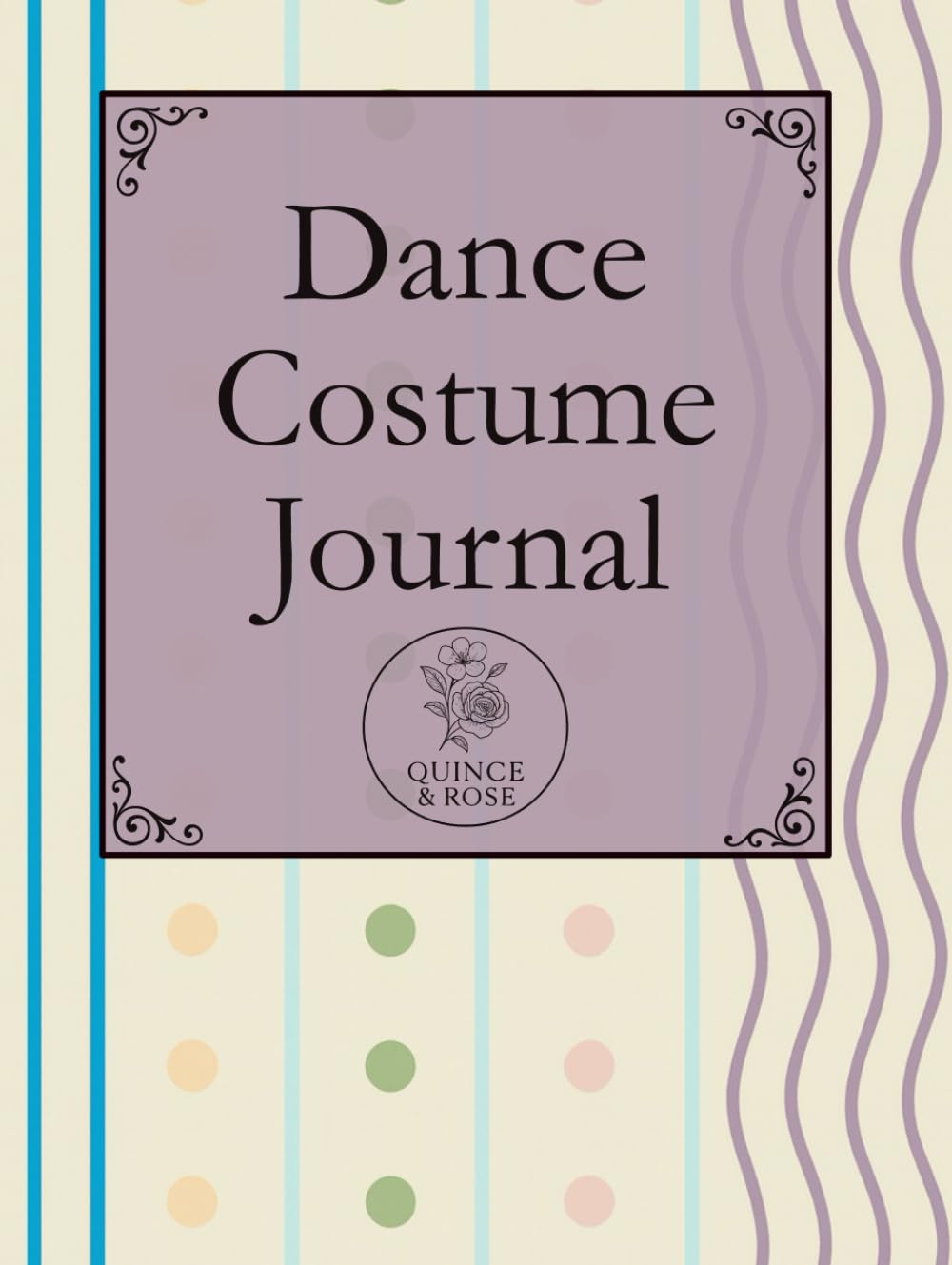Journal costume de danse Pretty Swirls carnet de bord de scène