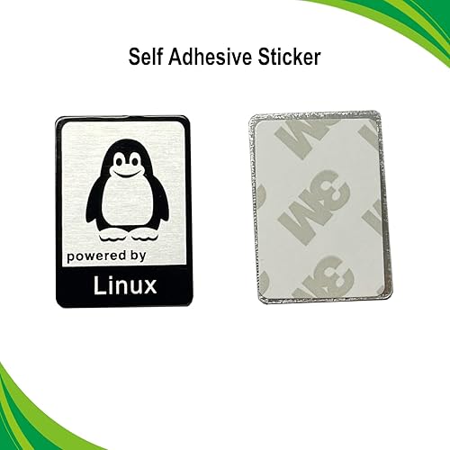 Miniatura 2 de Linux System Fat Penguin - Juego de pegatinas de aluminio (dos emblemas)..