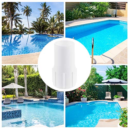DOITOOL 2 PCS Piscina Skimmer Inlet Mangueira Manguito Branco Manguito Final Piscina Cabeça de Vácuo