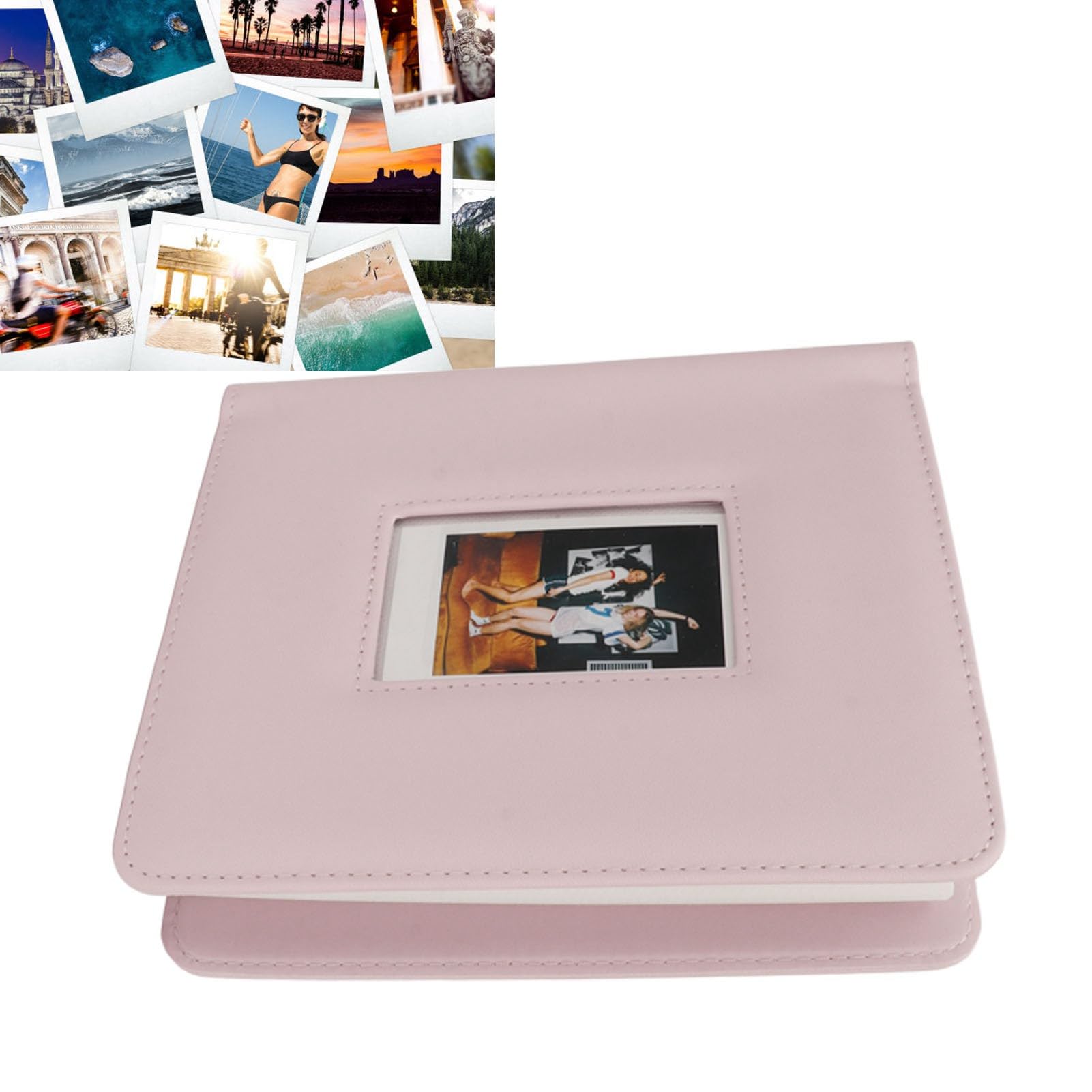 Album na 288 zdjęć do Aparatu Mini, Skórzana Okładka, Książka Albumu na Zdjęcia 2x3 do Aparatu Mini 11 12 9 do Aparatu Natychmiastowego, do Filmu Natychmiastowego