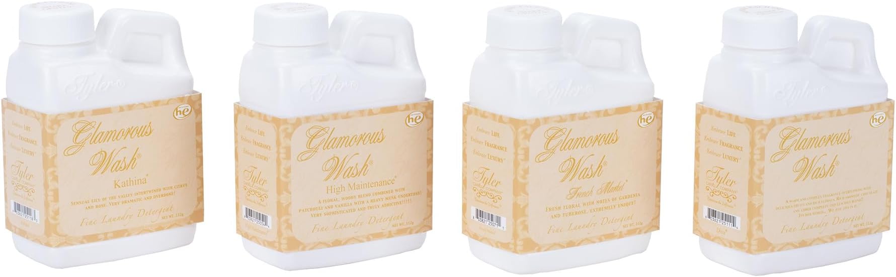 Tyler Liquid Candle Company 4 oz wash gift pack