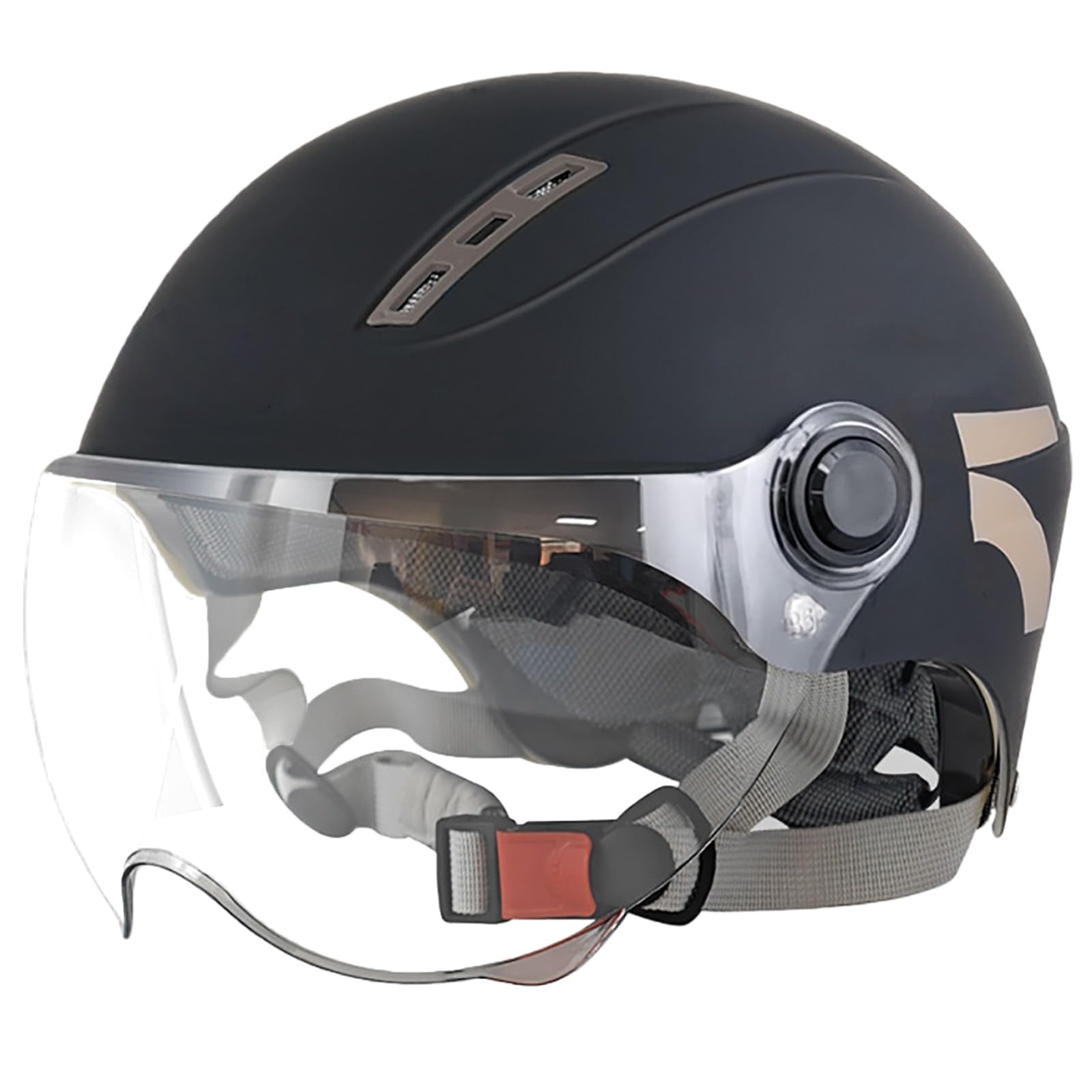 Casco Integrale Per Uomo E Donna, Casco Per Bici Elettrica Con Visiera, Omologato ECE/DOT, Casco Jet Per Moto, Scooter E Ciclomotori, Per Tutte Le Stagioni