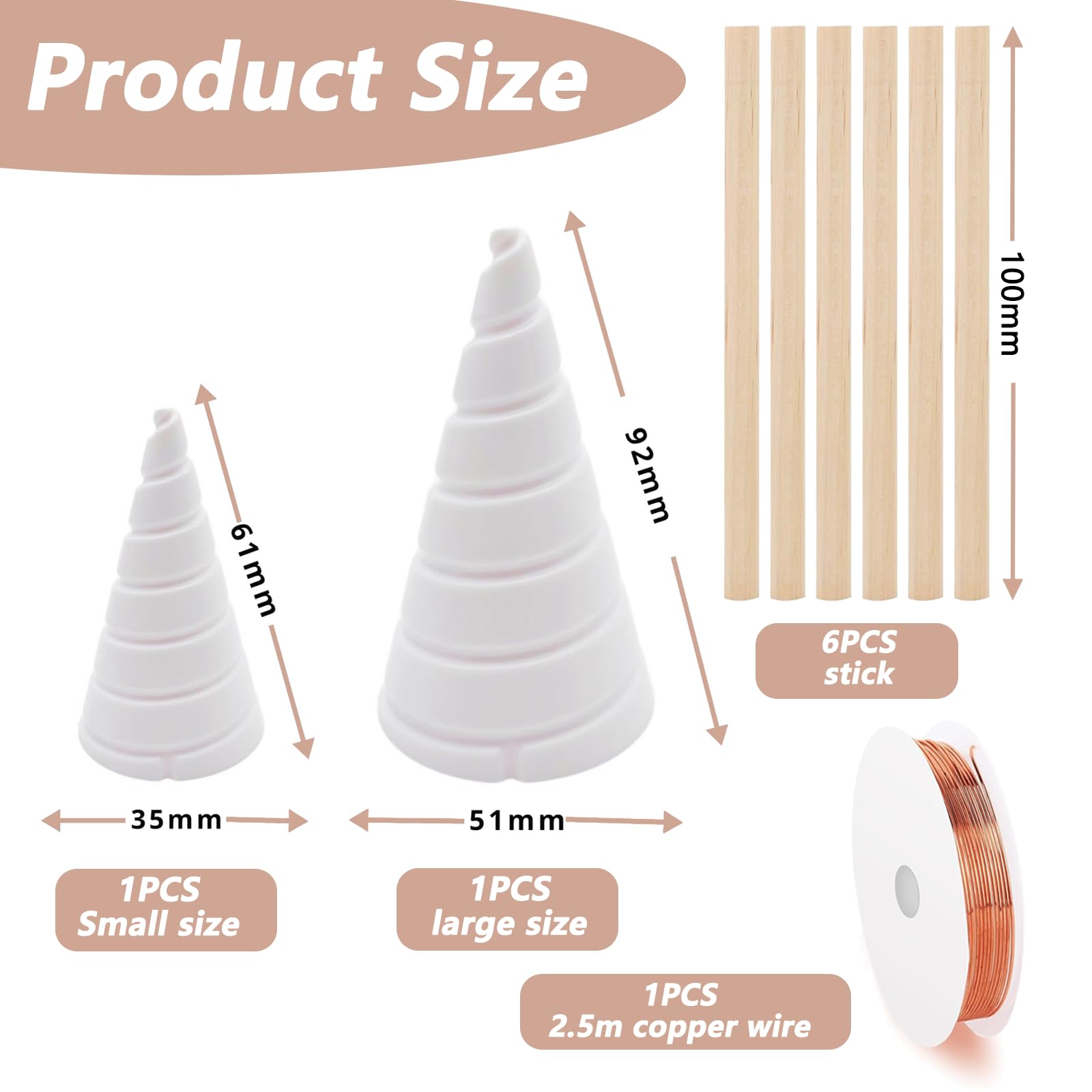 Kit Elettrocoltura Con Filo Di Rame 2.5m - Spirale Ighina E Supporti Per Piante - Foto 2