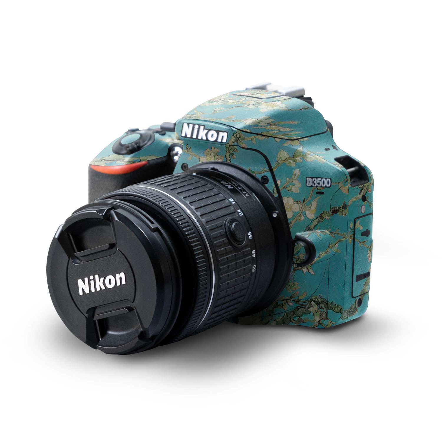 Skin Compatible with Nikon D3500 Camera - Almond Blossom - Premium 3M Vinyl Protective Wrap Decal Cover - Easy to Apply | Crafted in The USA by MightySkins