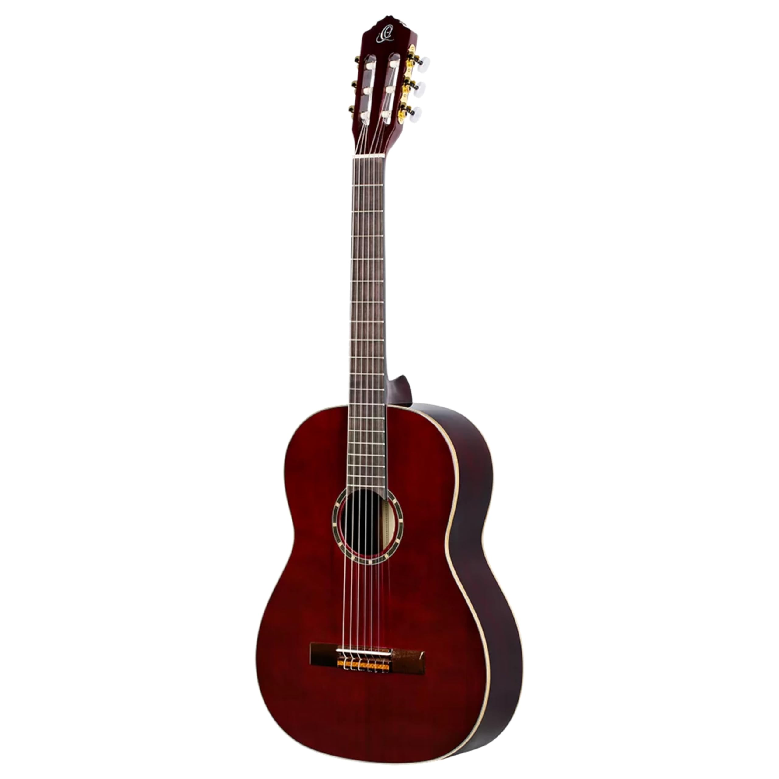 Ortega Guitars Chitarra da concerto 4/4 – Slim Neck – Family Series Pro – Include Gig Bag – Massiccio Rosso Canadese, mogano, rosso (R131SN-WR)