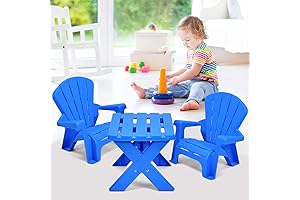 Costzon Kids Patio Table and Chairs Set: A Fun and Comfortable Haven for Youngsters