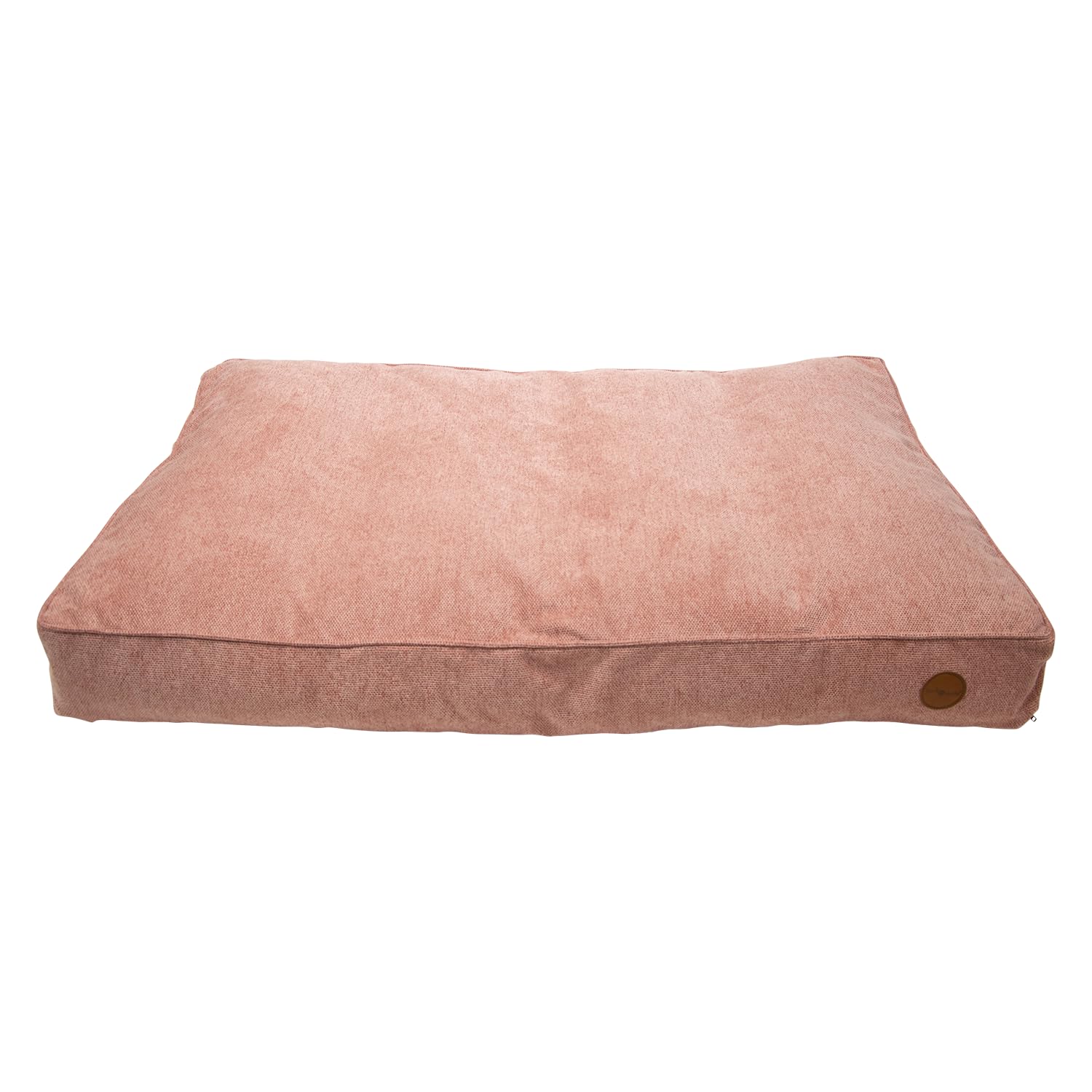 JACK AND VANILLA, Stylish and Modern Dog Bed, Comfortable and Durable, Removable and Washable Cover, Ideal for Large Dogs, Dimensions 120 x 80 cm, Colour: Pink, Timeless Riga
