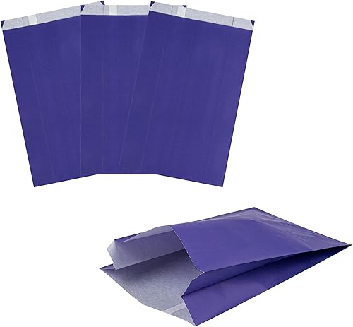 Miniatura 39 de Restaurantware -Bag Tek - Bolsas de aperitivos de 4.9 x 3 x 8.7 pulgadas, 100 bolsas de papas fritas a prueba de grasa, duraderas, bolsas de papel