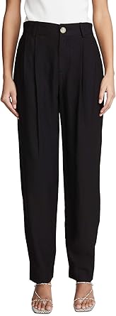 Pleat front tapered trousers Clearance