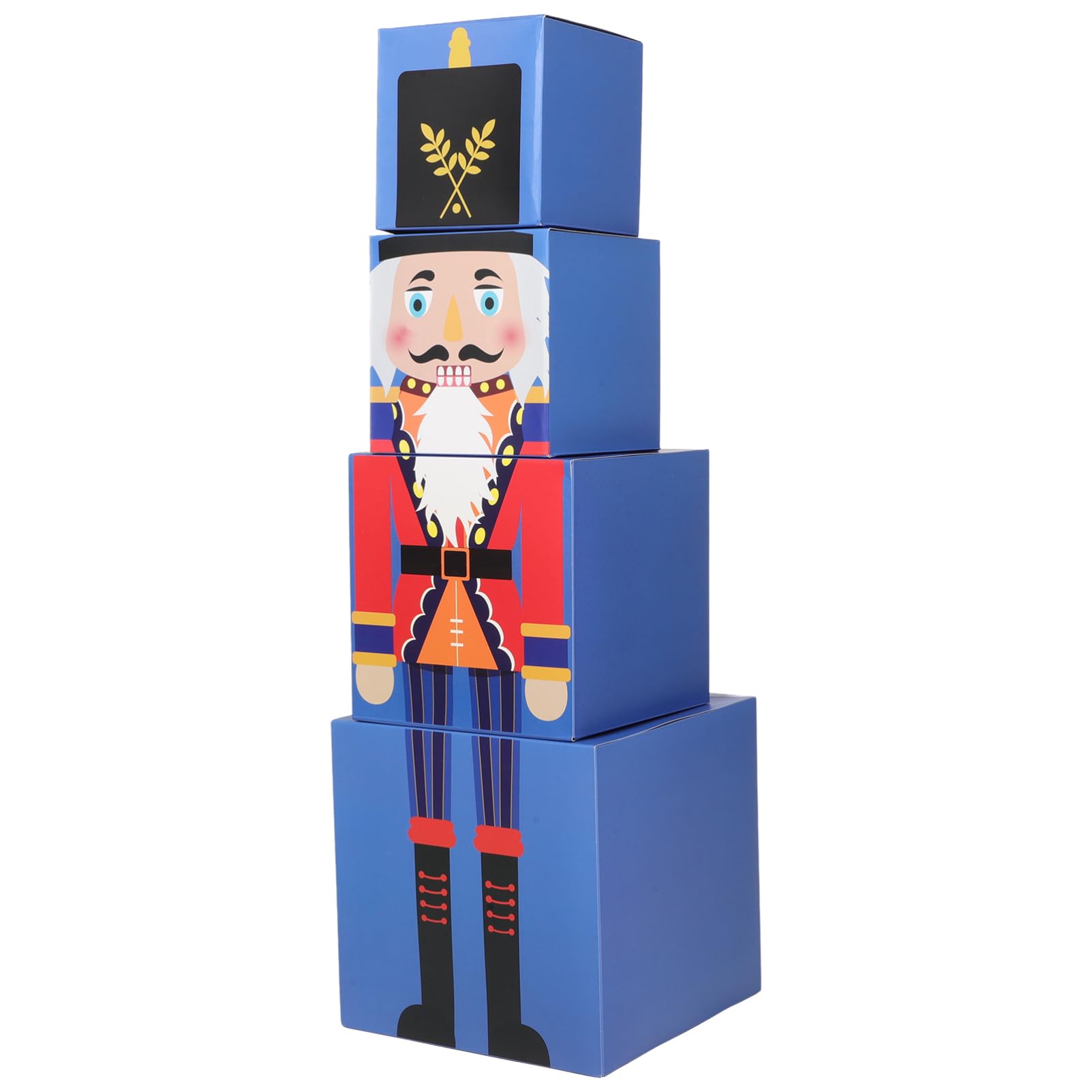 SOLUSTRE Scatole Regalo Per Feste Natalizie Decorative Impilabili Scatole Nidificanti Per Riporre Decorazioni Multifunzionali Per Usi