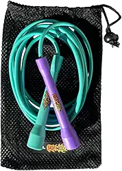 Corda De Pular Profissional Speed Rope Cross Fit Boxe Ajustável Original Fuel Sports HotWOD PVC 5mm Boreal