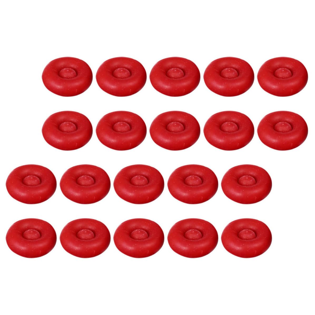 Tapas de sellado de látex rojas para tubos de calafateo y preservación de adhesivos