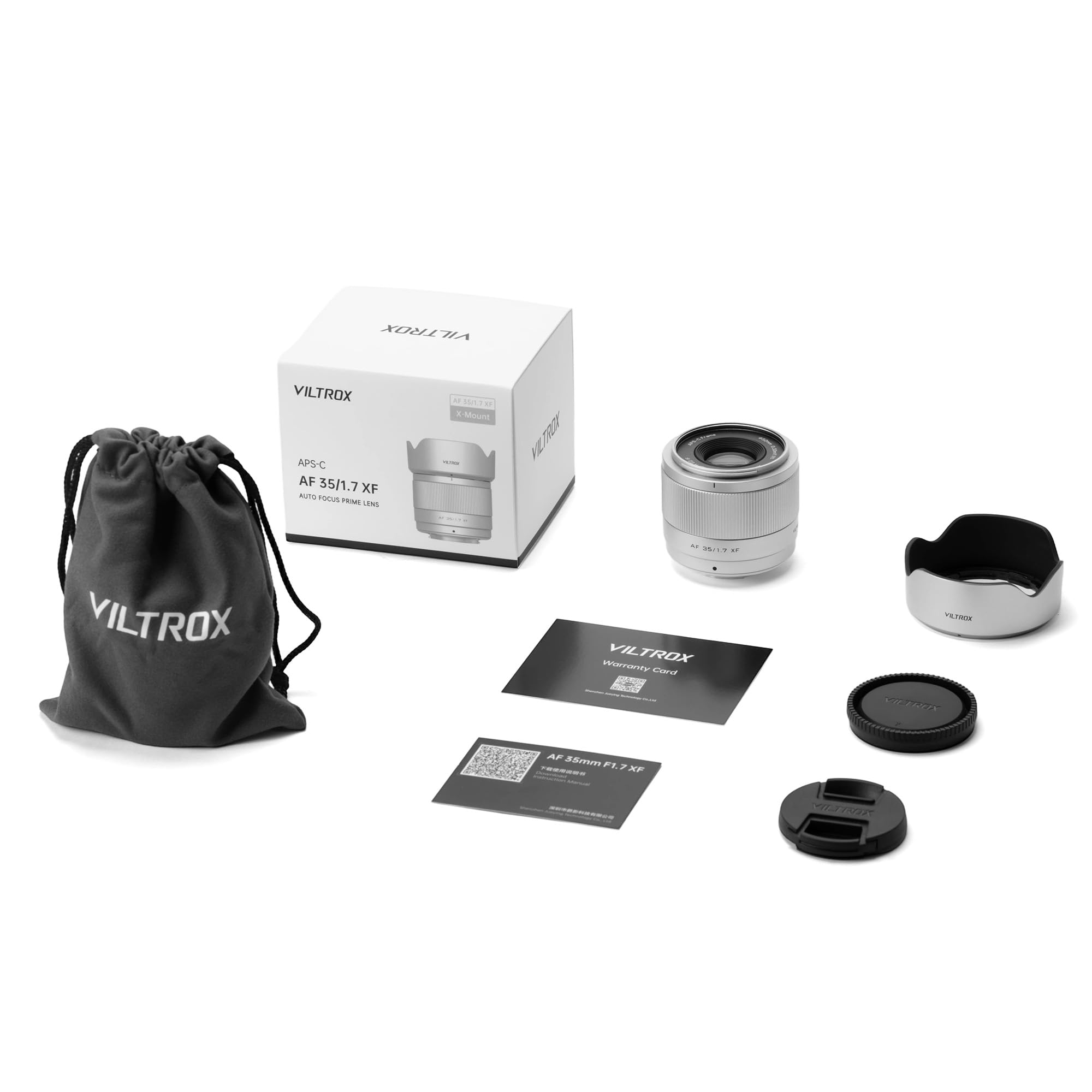 VILTROX 35mm f/1.7 XF Obiettivo, 35mm F1.7 XF Messa a Fuoco Automatica Ampia Apertura Obiettivo APS-C Prime Compatibile con Fotocamere Fujifilm XF-Mount X-E4 X-H1 X-Pro3 X-S10 X-T4 X-T10 X-T20