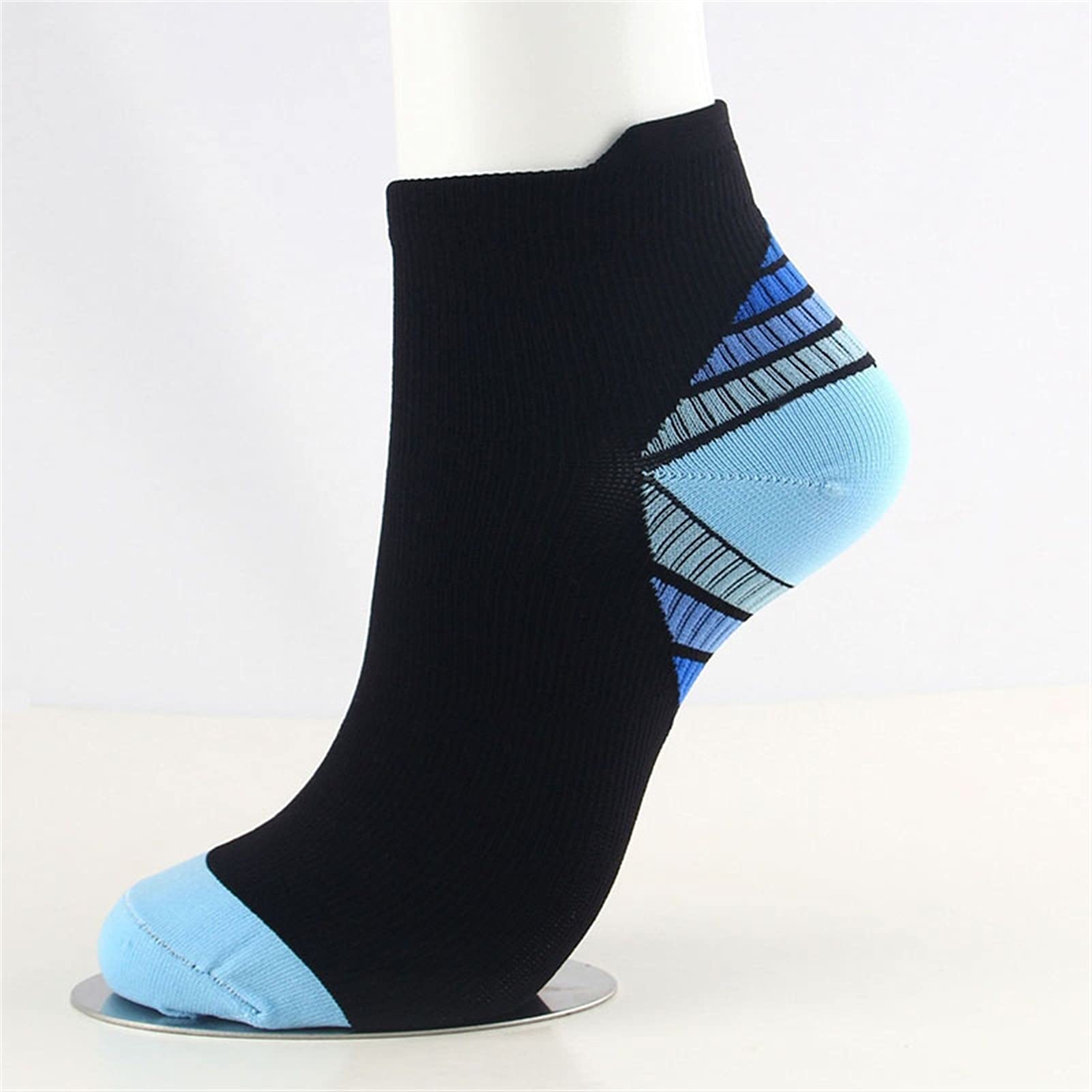 Calcetines de compresión for Mujeres y Hombres Deporte Transpirable Atlético Atlético Corte bajo Tobillo Sock Best for Fitness Running Cycling Travel Basketball Socks