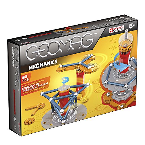 Geomag Mechanics Gioco da Costruzione, Multicolore, 86 Pezzi, 721