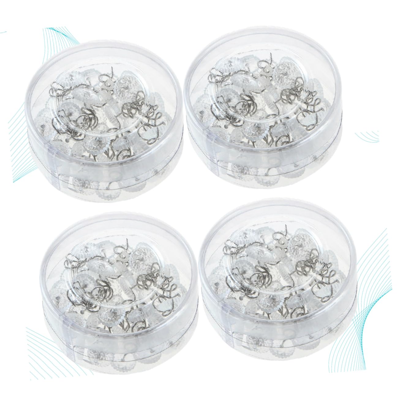 SOLUSTRE 4 Boxes Quilt Holder Fixing Clip Quilt Fixing Clips Blanket Clips for Bedding Removable Quilt Fixing Fasteners Quilt Fixed Button Quilt Cover Fixing Quilt Quilt Fixing Clip