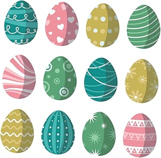 LIFKOME 1 Folha De Adesivos De Parede De Páscoa Kits De Decoração De Geladeira Para Cuartos Decoração De Festa De Páscoa Decalques De Arte De Parede Ovos De Páscoa Decalques Decoração De