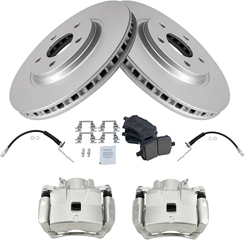 Miniatura 9 de TRQ Front Brake Pad & Rotor Kit Compatible with 2004-2011 Chevrolet Aveo Aveo5 2009 Pontiac G3
