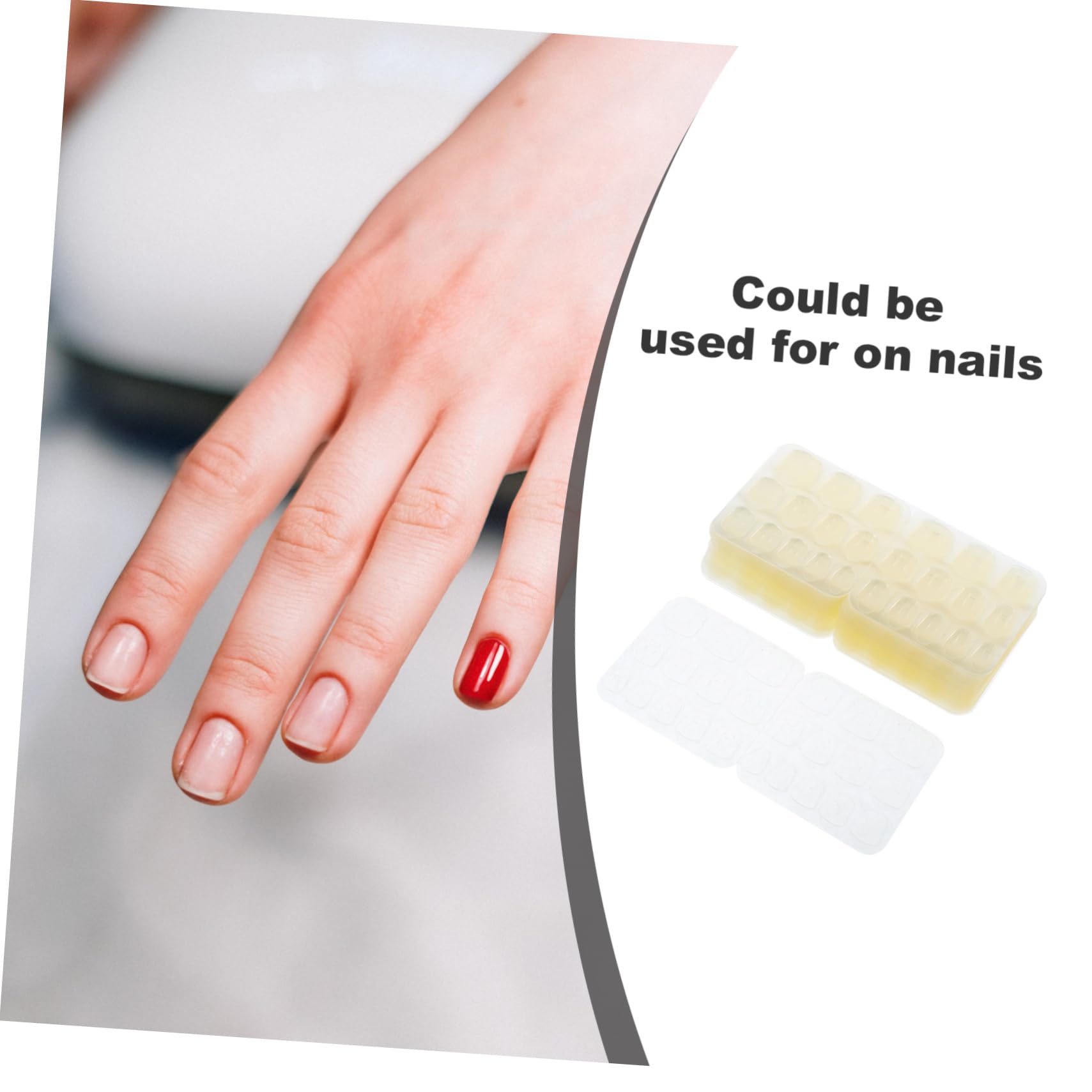 GANAZONO 250blätter Doppelseitige Nagelklebetabs Gelkleber Für Künstliche Nägel Für Press-nägel Starke Haftung Und Einfach Anzuwenden Sicher Und Praktisch Für Frauen Und Mädchen