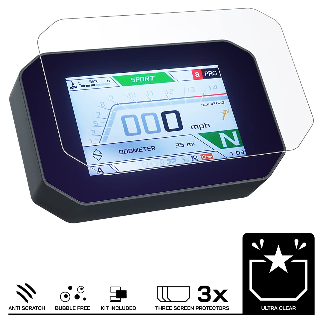 Speedo Angels Dashboard Screen Protector compatible with TUAREG 660 (2022-) 3 x Ultra Clear
