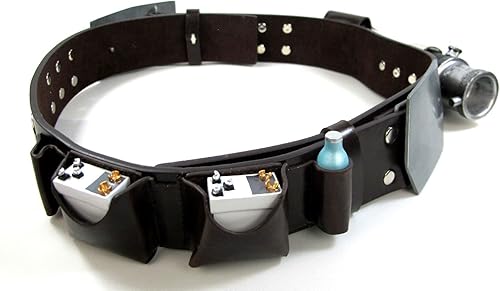 Miniatura 3 de Han Solo Blaster - Funda para cinturón de pistola + droide que llama + bolsa de disfraz Greeble