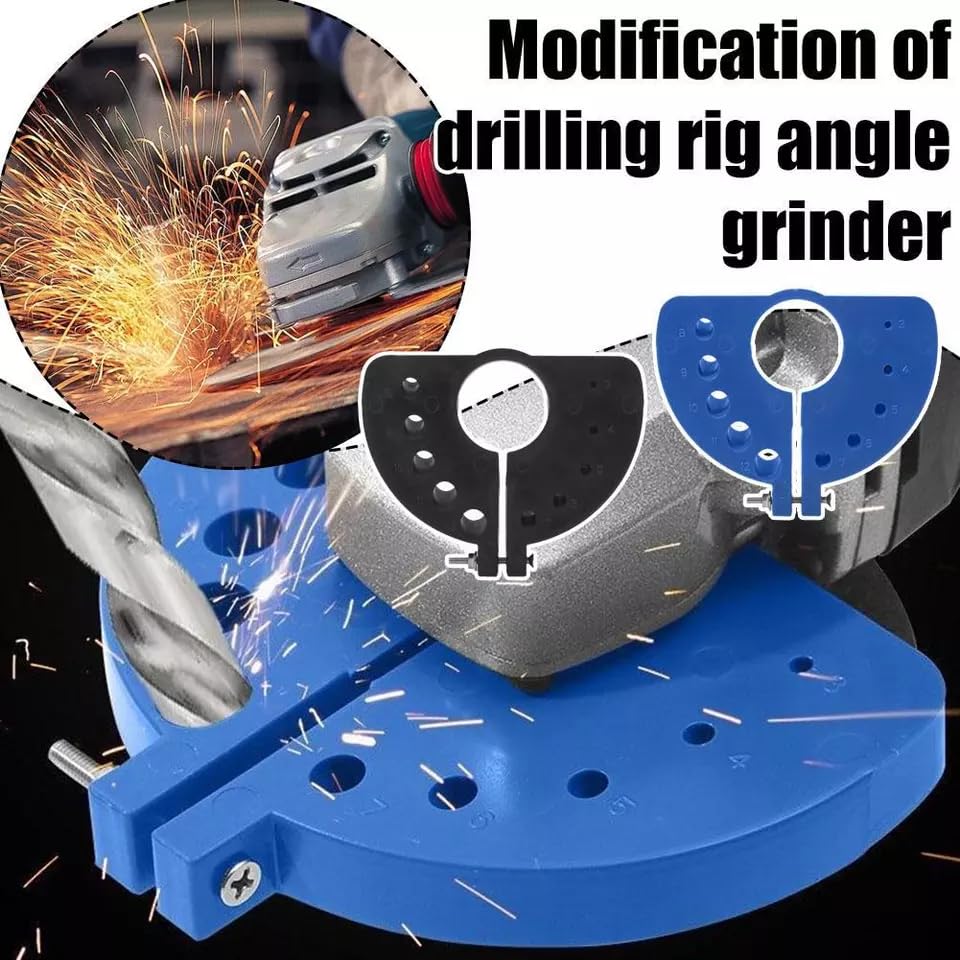 Image of AASONS Drill Bit Sharpener For Multi Sizing (3mm-12mm) Twist Drill Bits, Drill Bit Grinding Attachment, Power Drill Bit Sharpeners, Multi-Size Drill Bit Grinder For Giant Blade Angle Grinder