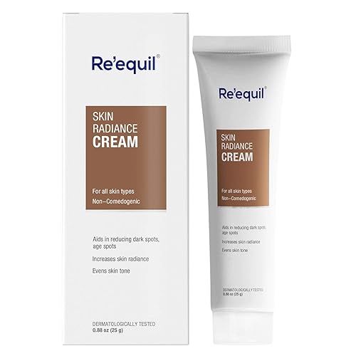 RE' EQUIL Skin Radiance Cream que ayuda a reducir la hiperpigmentación, manchas oscuras, manchas de la edad, melasma - 1.06 oz paquete de 1