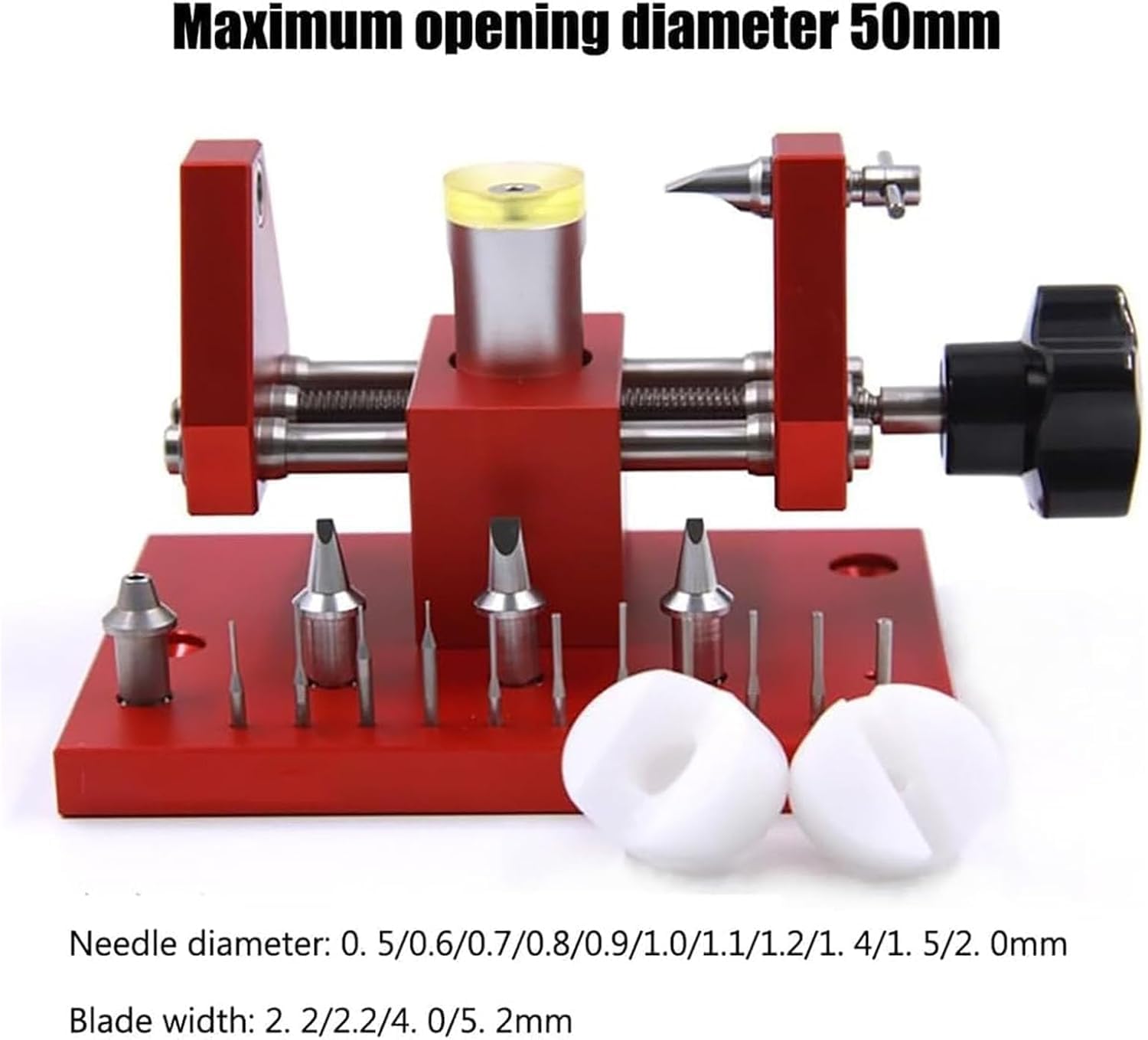 Kit De Herramientas Para Desmontar Eslabones De Reloj, Abridor De Tapa Trasera De Reloj, Con 11 Agujas De Acero Endurecido, Diámetro Máximo De Apertura De 50 Mm, Para Reparadores De Relojes, Kit