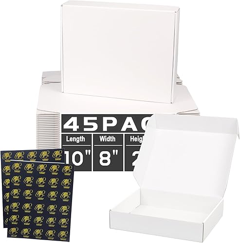 Miniatura 75 de Cajas de envío pequeñas de 6 x 4 x 2 pulgadas para pequeñas empresas, paquete de 30 cajas de correo moradas, caja de embalaje de cartón corrugado