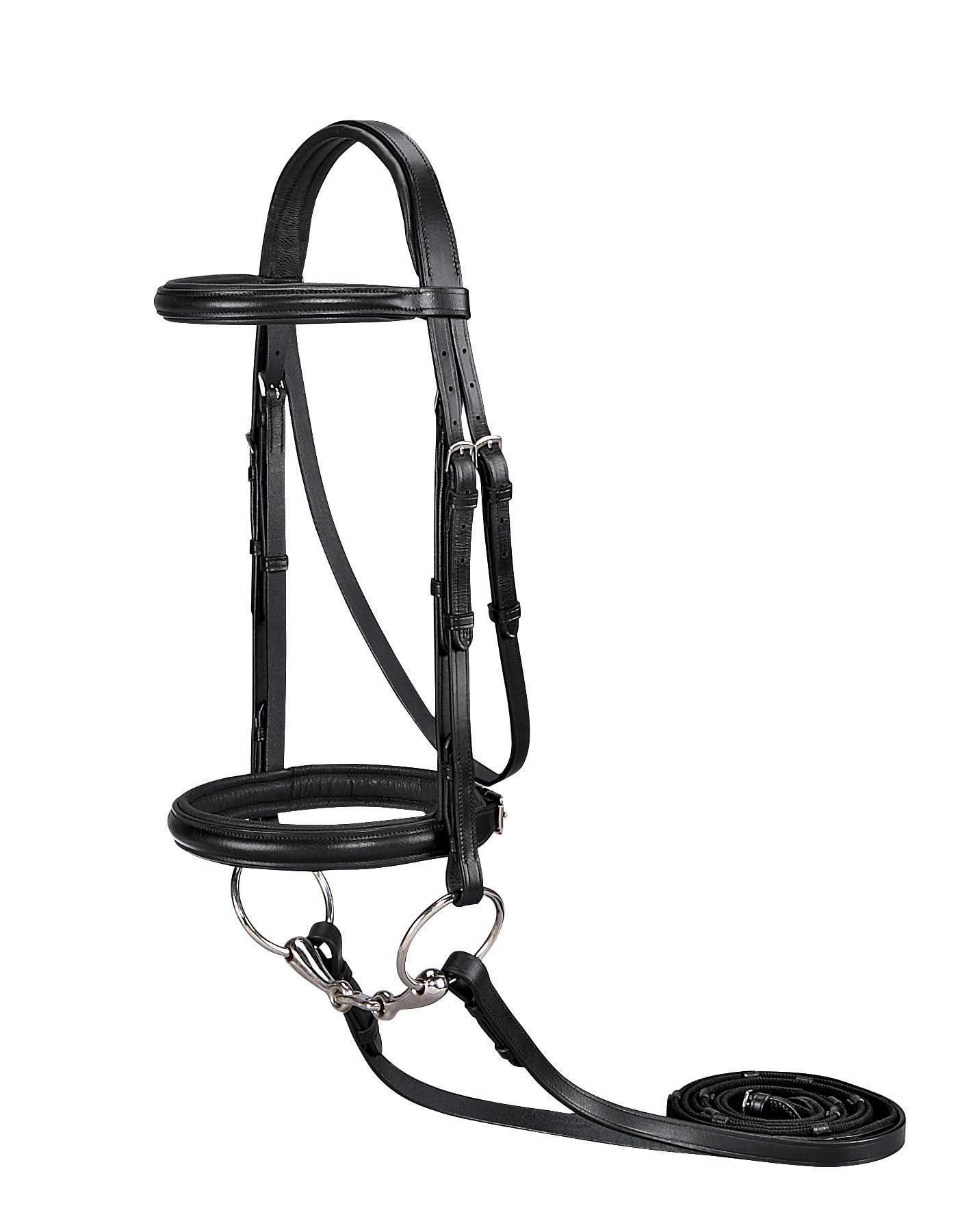 Suffolk Single Crown Classic Dressage Bridle