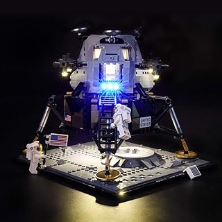 LIGHTAILING Light Set for (Creator NASA Apollo 11 Lunar Lander) Building Blocks Model - Led Light kit Compatible with Lego 10266(NOT Included The Model)