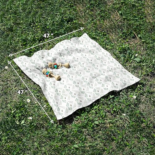 Image of Ouch Baby Bamboo Cotton Baby Blankets (Pack of 2, 47 inchx47 inch) | Soft, Breathable, Hypoallergenic 2-Layer Muslin Swaddles for Newborns, Infants & Toddlers