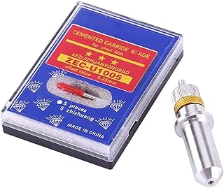 Zestaw narzędzi do cięcia ostrza plotera Nóż do winylu ze stali wolframowej 30/45/60 stopni z uchwytem