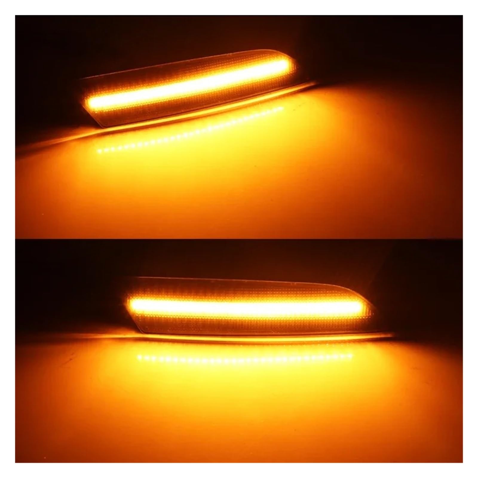 Lampada Specchietto Retrovisore 2 Pezzi Ambra Giallo Anteriore Luci Posizione LED Paraurti Anteriore Gruppo Lampada Indicatore Direzione 12V T10 Per Chrysler Per Crossfire 2004-2008 Auto Segnale Lam