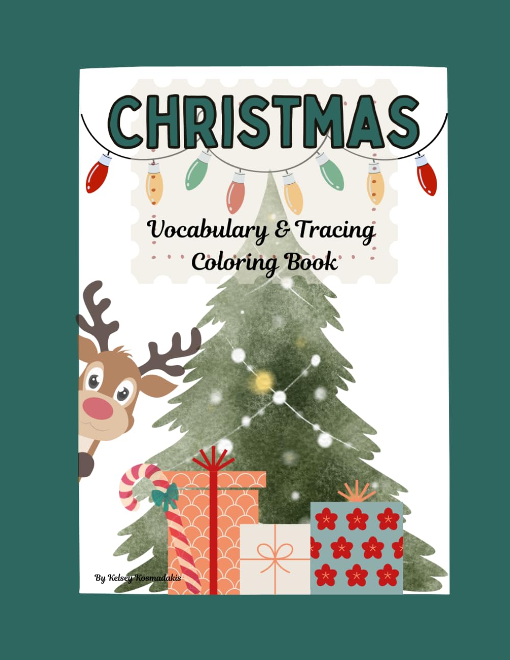 Christmas Coloring Book: Trace and Draw