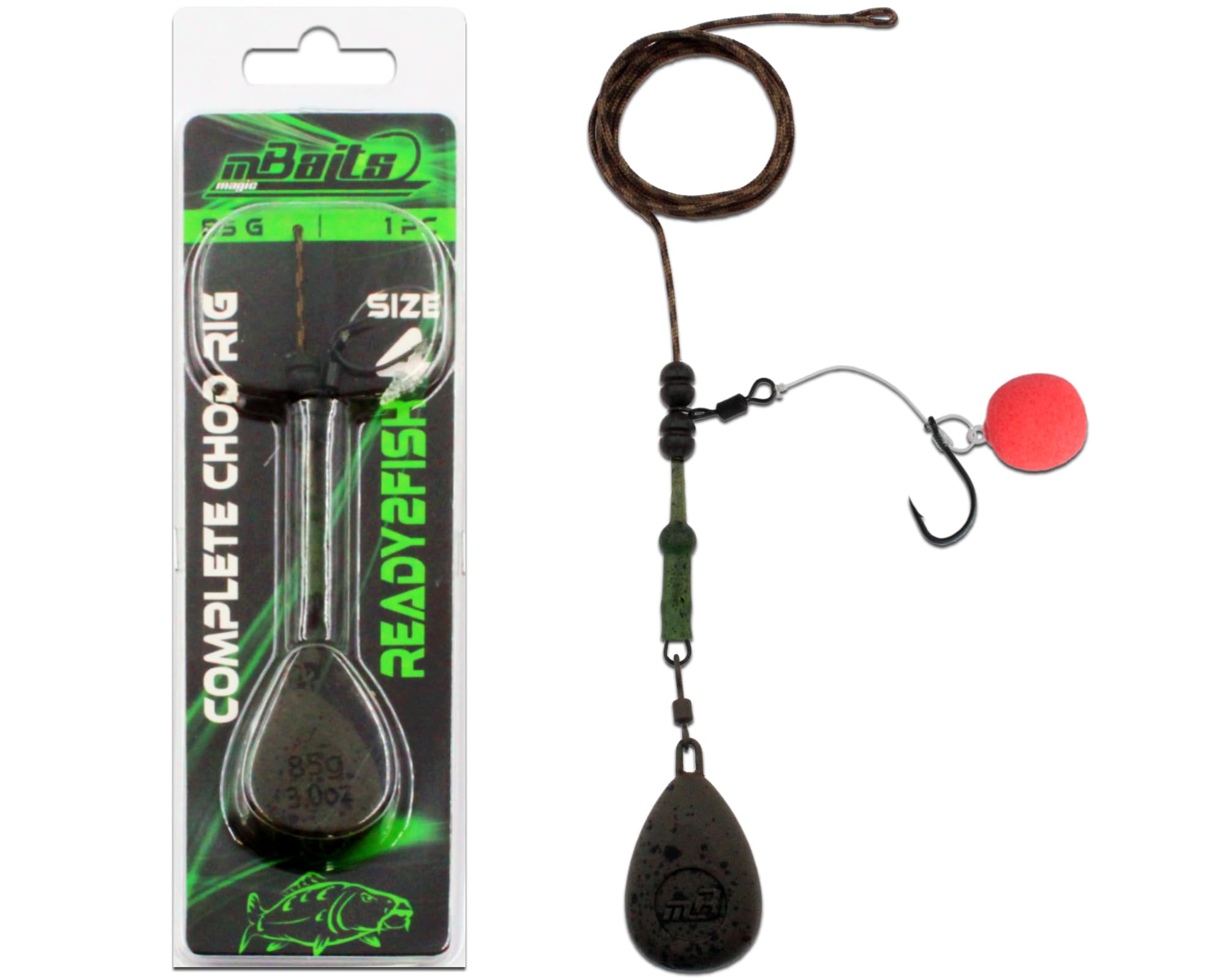 Angel-Berger Magic Baits Ready to Fish Complete Chod Rig Karpfenmontage