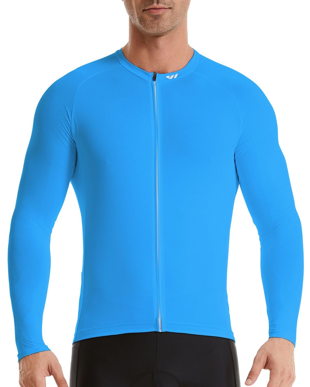 Wulibike Herren-Fahrradtrikot Kurzarm, Rennradtrikot mit hal
