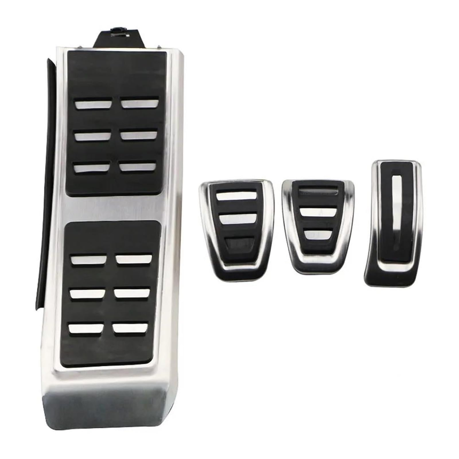 Copri Pedali Auto Per Per A6 C6 C7 C8 2004-2022 Pedali Auto Copertura Acceleratore Carburante Freno Restfoot Parti Copertura Pedale Antiscivolo Acciaio Inossidabile Pedali Di Acceleratore Freno(4 pcs)