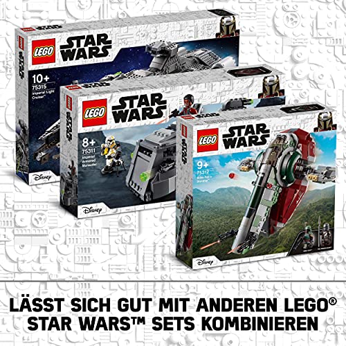 LEGO 75312 Star Wars Boba Fetts Starship™, Bauset für Kinder ab 9 Jahren, Mandalorian-Modell mit 2 Minifiguren – Bild 7