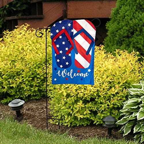 Patrioticflipflopssummerappliquegardenflag125x18briarwoodlane  Urban Country Home Decor Patriotic flip flops summer applique garden flag 125 x 18 briarwood lane  urban country home decor