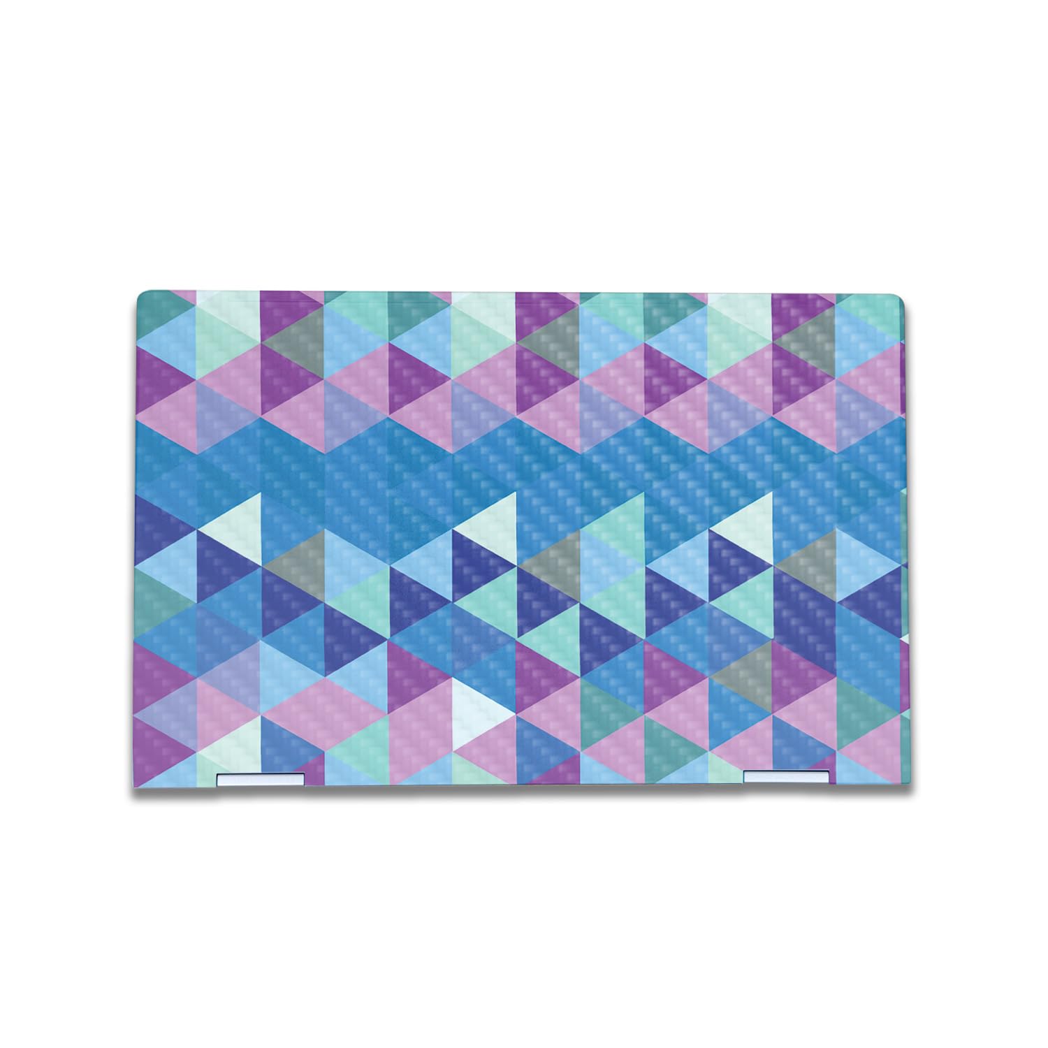 Carbon Fiber Laptop Skin Compatible with HP Envy x360 15” (2023) - Purple Kaleidoscope - Premium 3M Vinyl Protective Wrap Decal Cover - Easy to Apply | Crafted in The USA by MightySkins