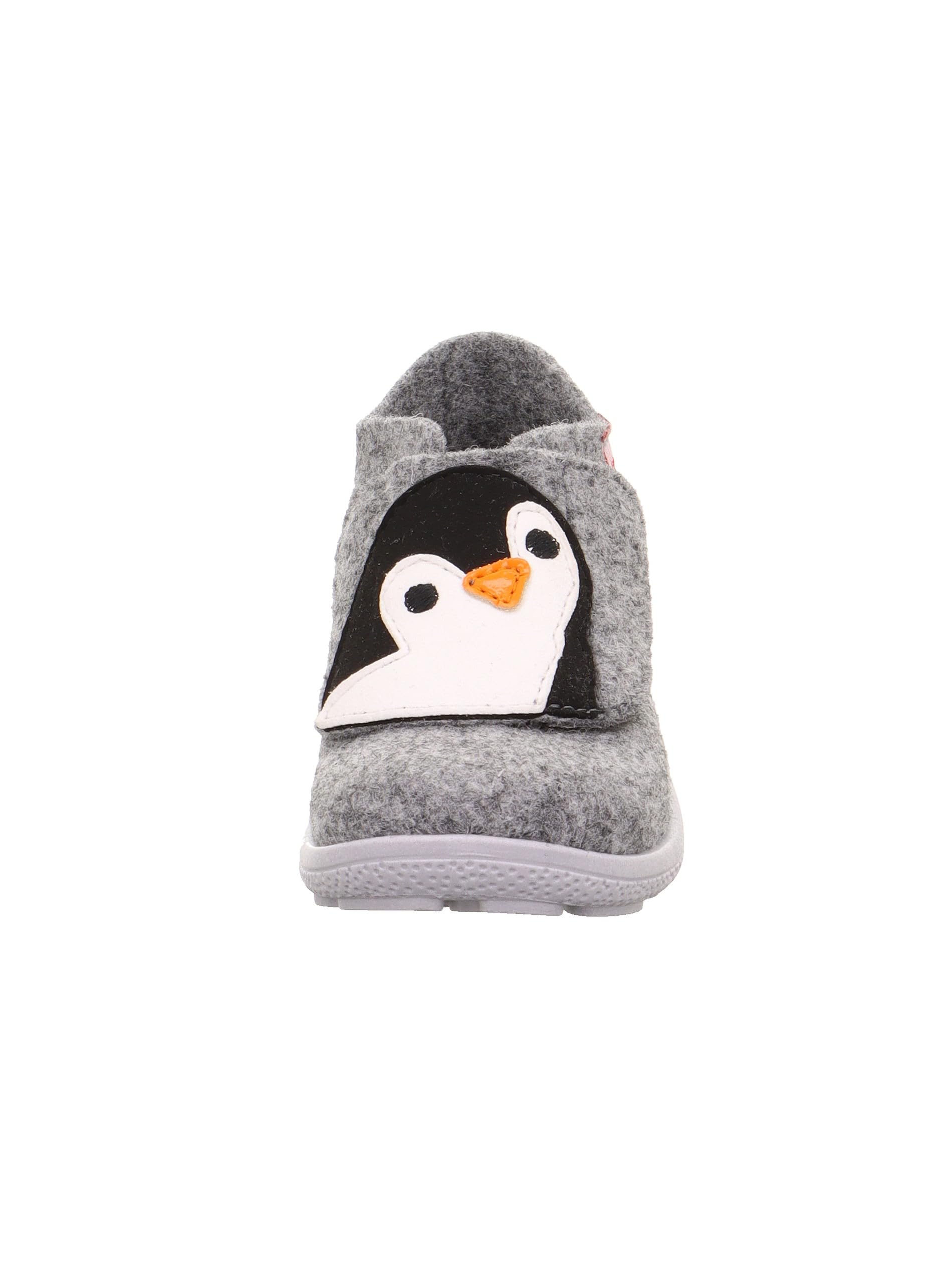 Superfit Jungen Happy Octi 1-006295 Hausschuhe, Grau Schwarz 2000, 22 EU – Ansicht 2