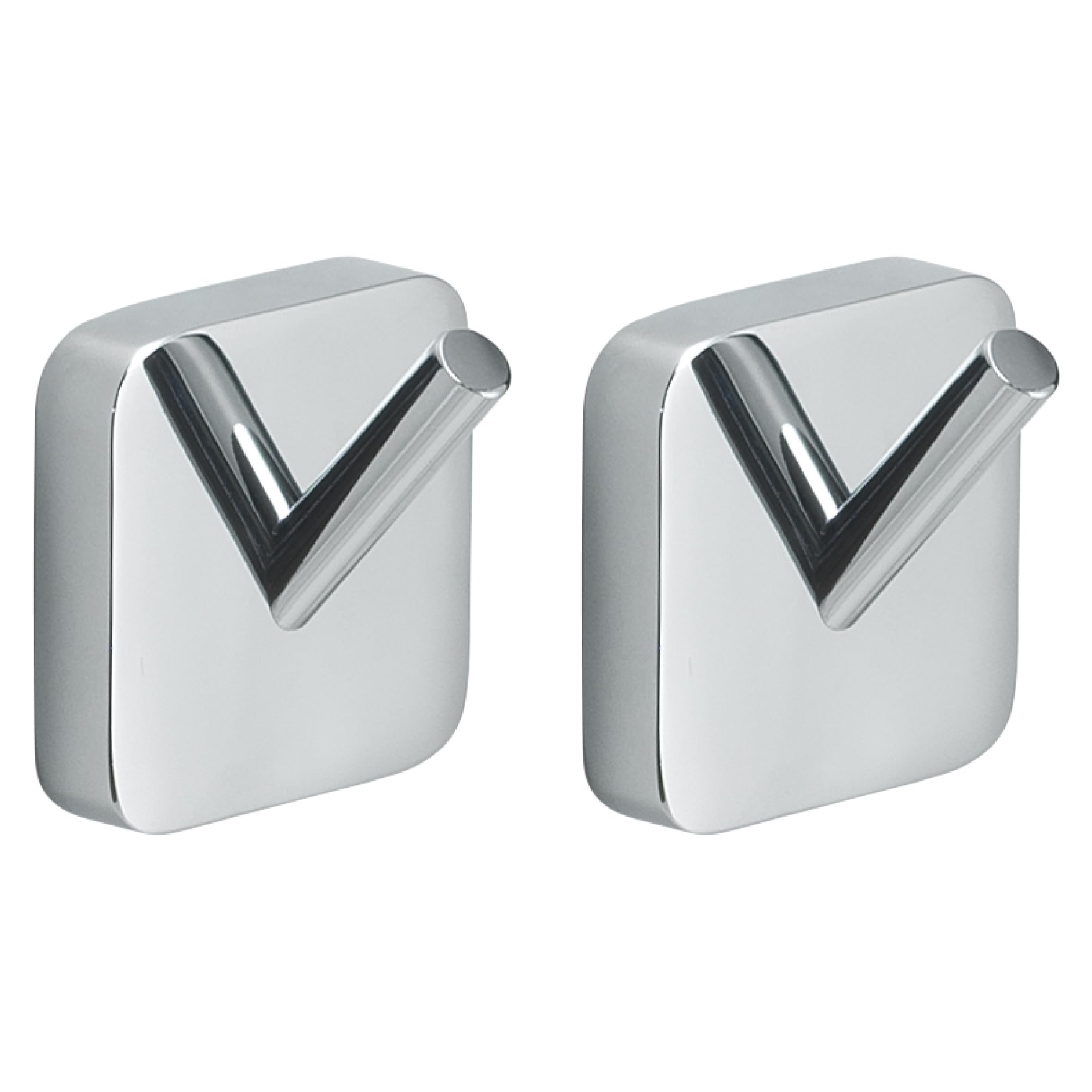 Gedy Set of 2 Hangers Tonga Chrome