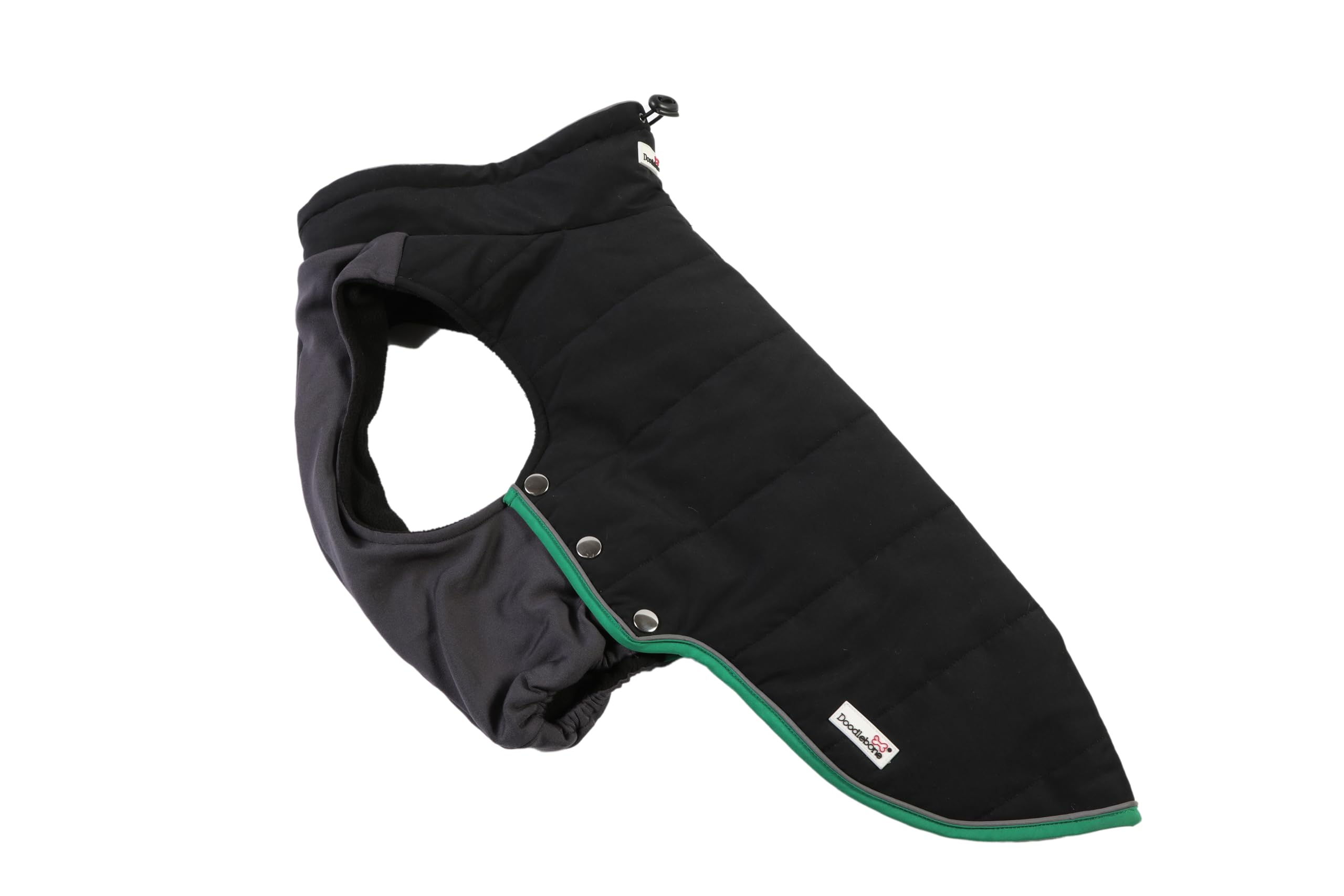 Doodlebone Dog Puffer Jacket (Coal, 5-7) - Image 4