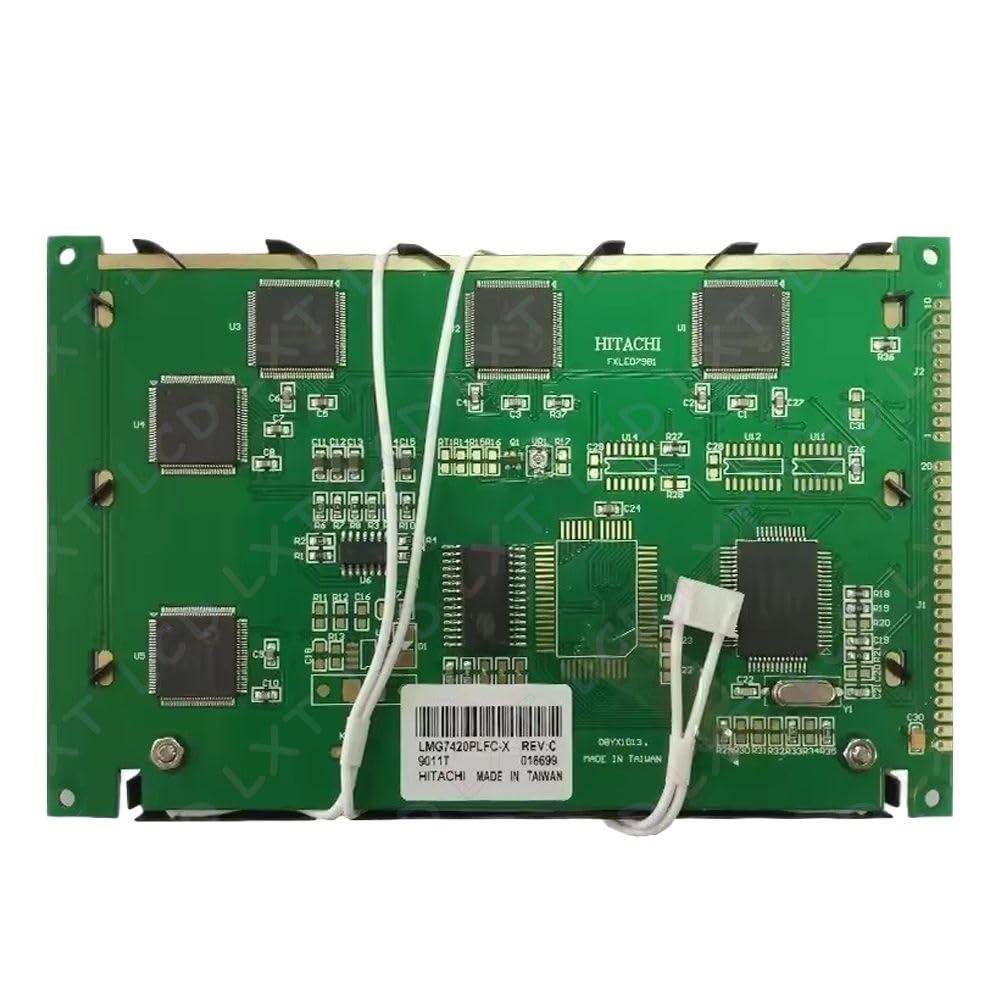 LCD Screen Display LMG7420PLFC-X for 5,1 Zoll LMG7420PLFC X LCD Display 240 * 128 Blau Schwarz LED(Black Compatible)