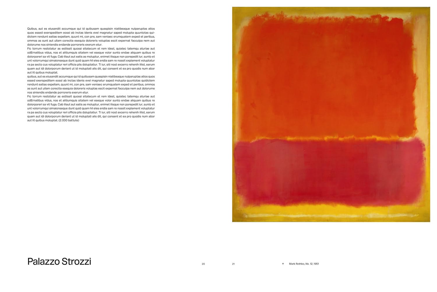 Rothko a Firenze. Ediz. inglese