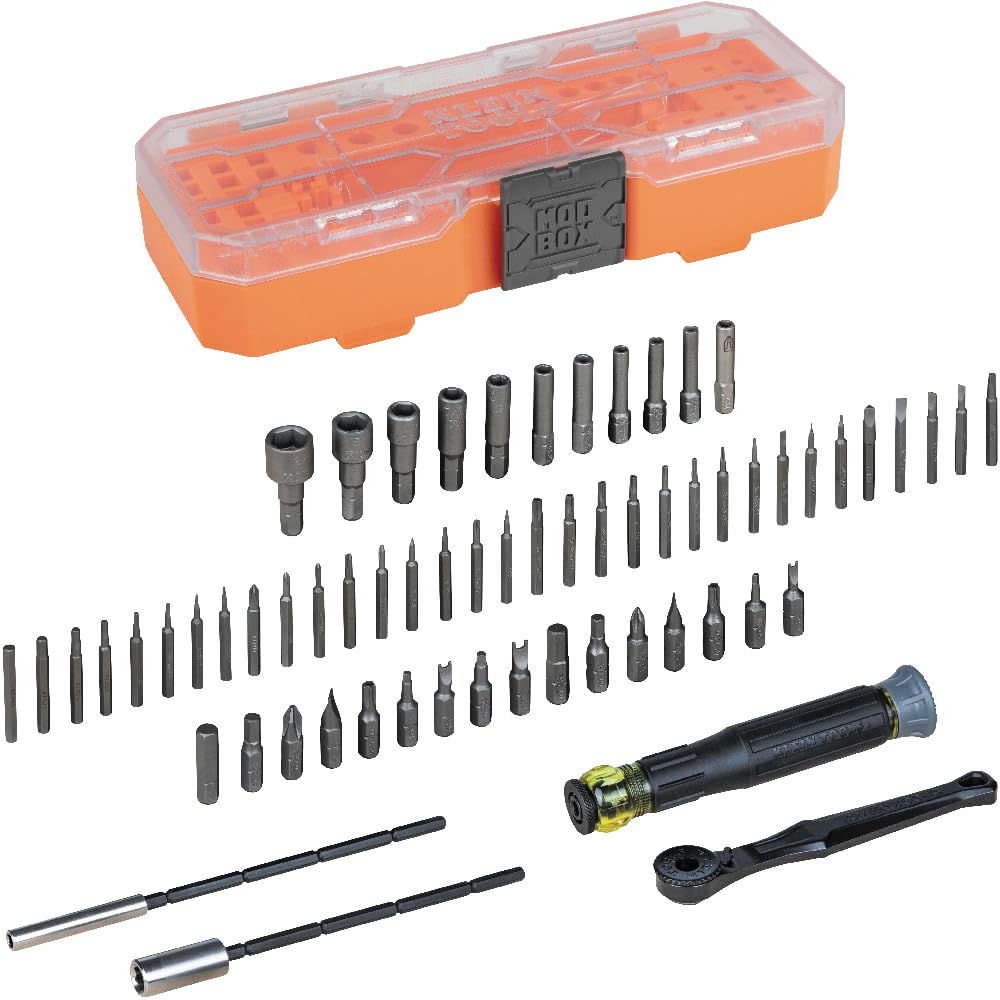 Buy Klein Tools32787 64Piece MicroRatchet Bit Precision Driver Set