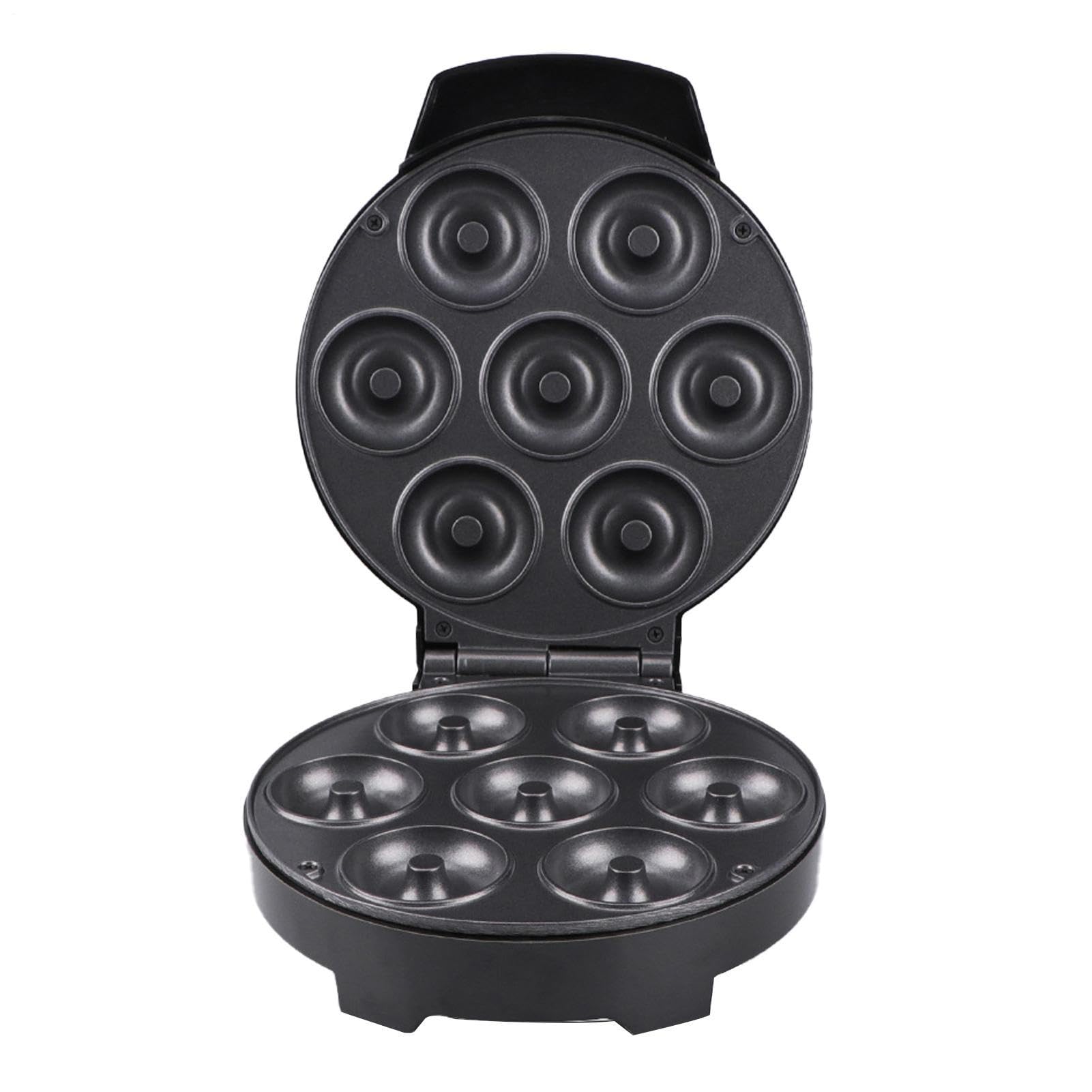 – Donut Maker Machine | 7-Hole Double-Sided Heating Kitchen Gadgets,Mini Donut Makers Waffle Machine - for Kitchen Apartment Restaurant Cafe Bakery Homemade Waffle Dessert