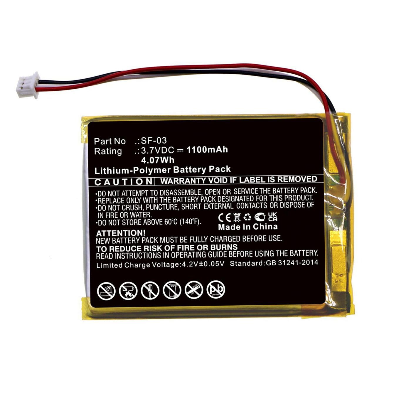 Coreparts Battery for Sony Dab Digital Brand